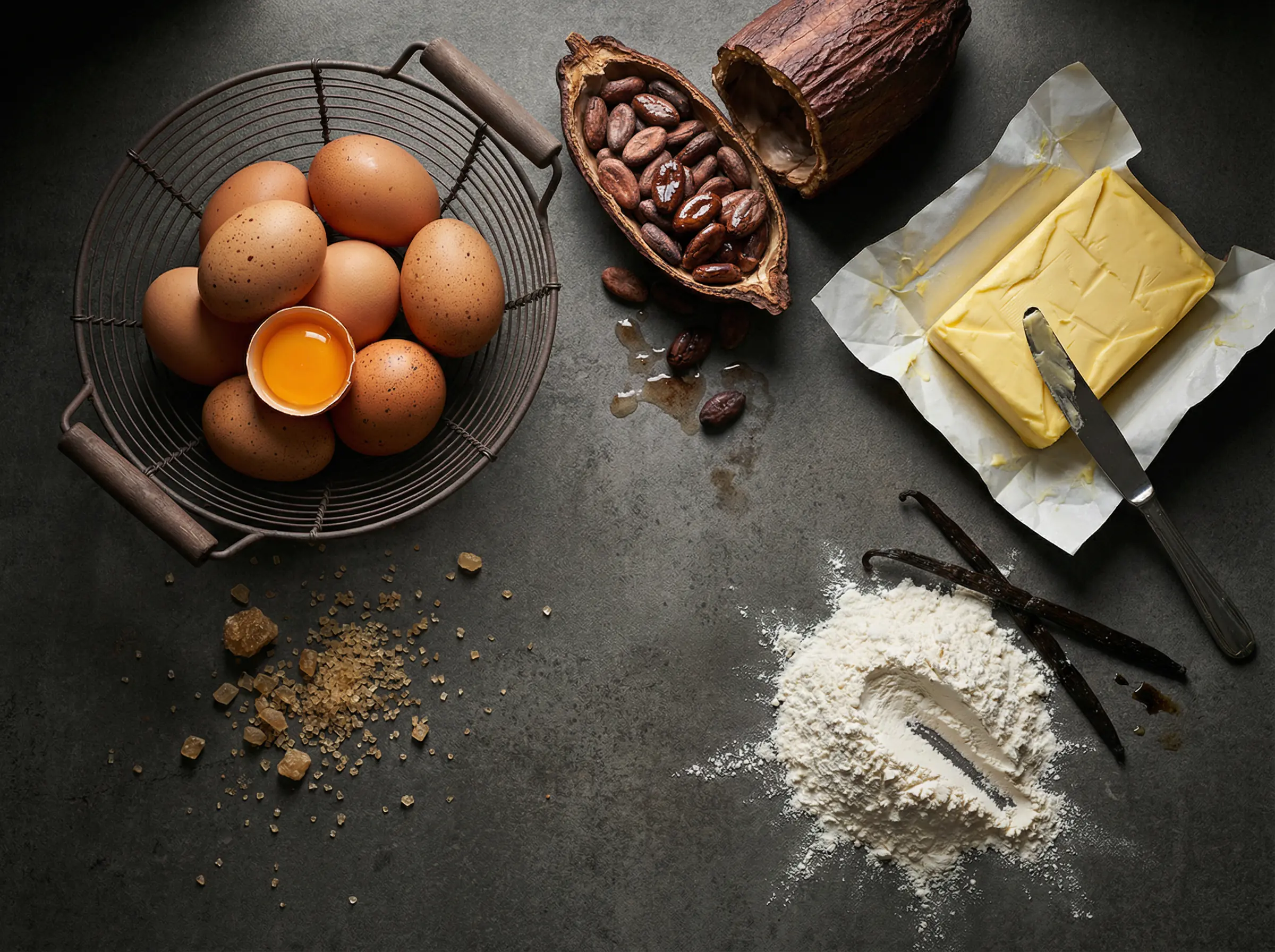 Ingrédients premium pour pâtisserie artisanale