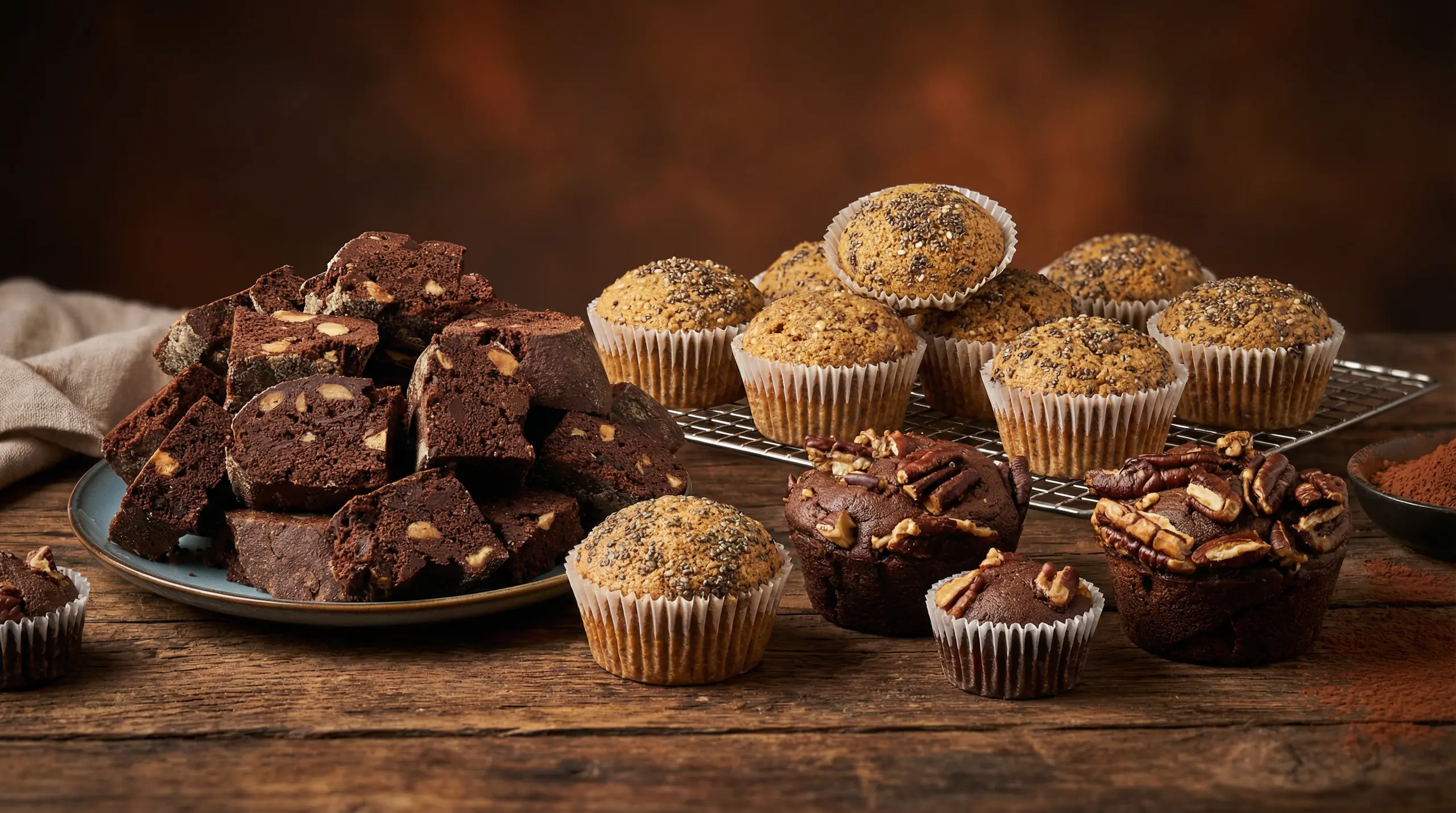 Pâtisseries artisanales à faible impact glycémique